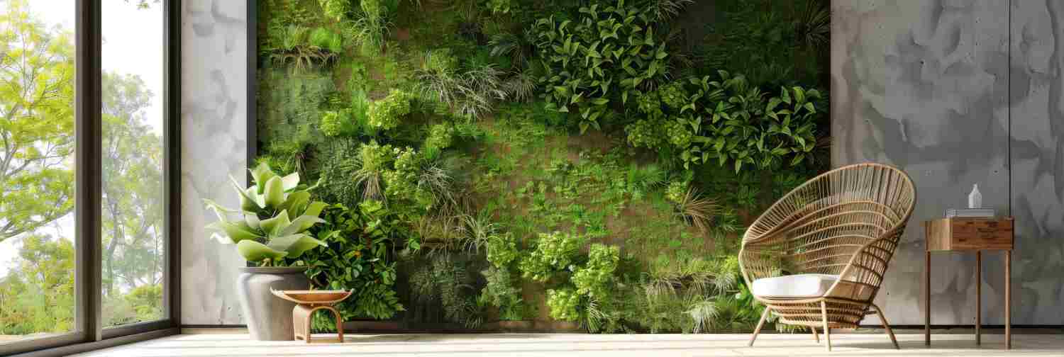 mur végétalisé bordeaux