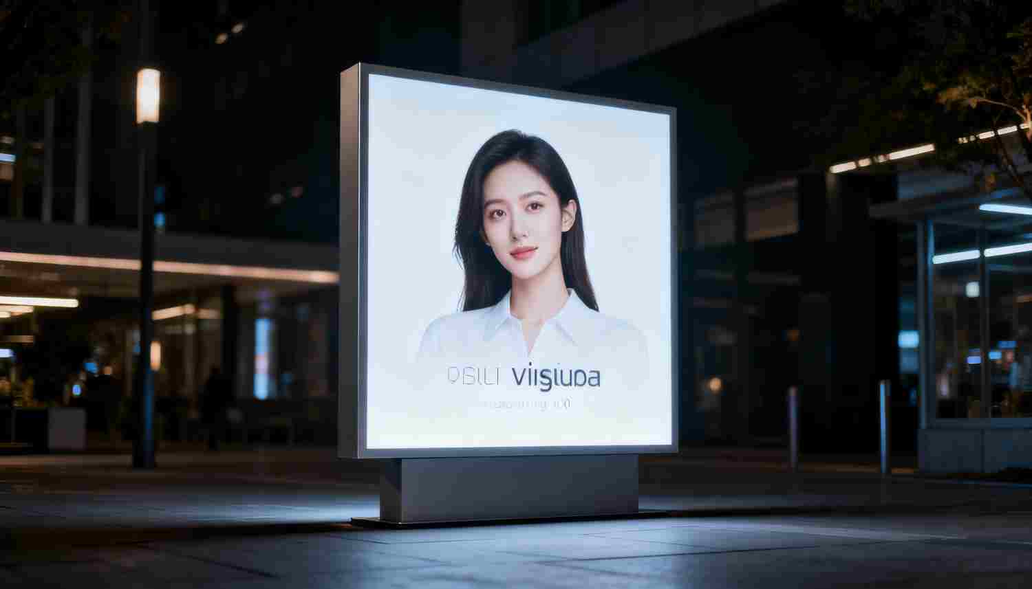 oile visuel light box personnalisé 60x60