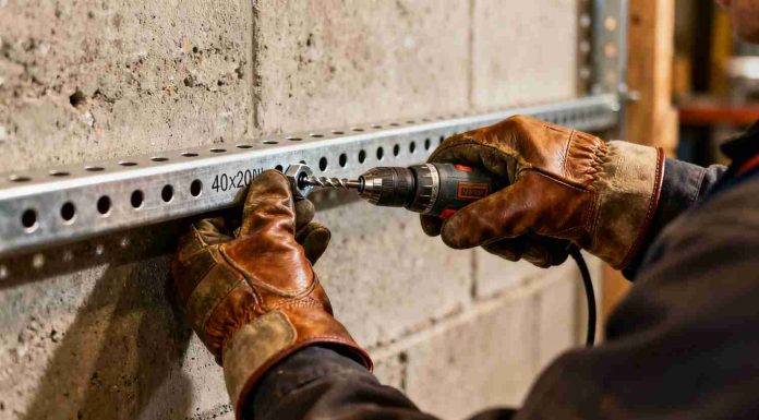 Tube crémaillère perforée 40x20mm : comment bien le fixer ? tube cremailere perforée 40x20mm